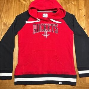 Houston Rockets red and black hoodie by Fanatics